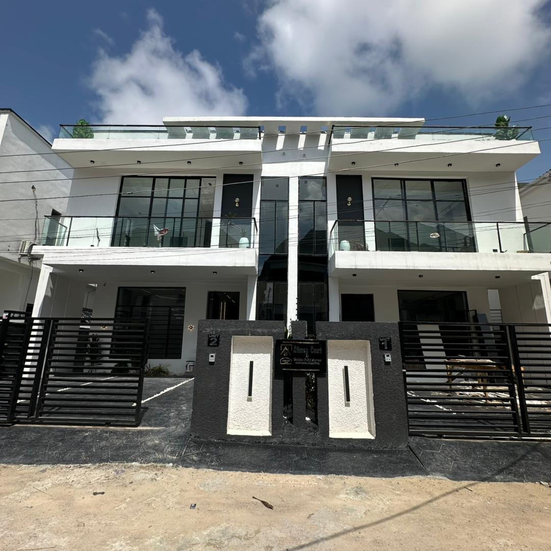 Luxurious 4 bedroom semi detached duplex with bq
