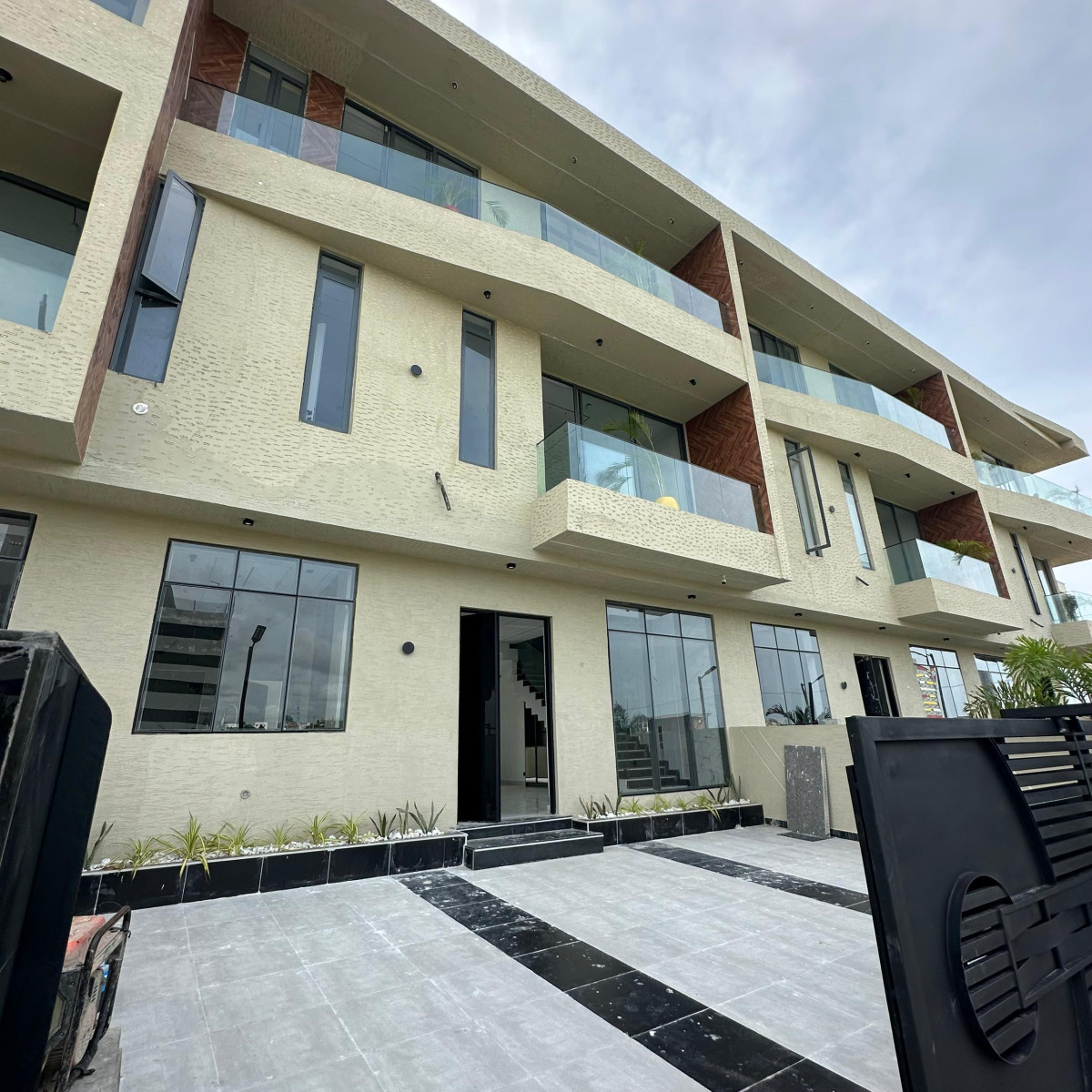 Luxurious 5 bedroom self compound terrace duplex with bq